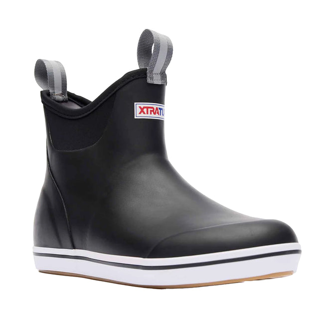 Black - Front - Xtratuf Mens Ankle Deck Boots