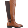 Tan - Lifestyle - Hush Puppies Womens-Ladies Victoria Leather Long Boots