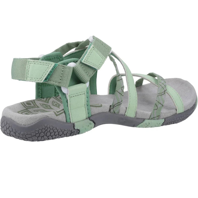 Green-Grey - Back - Cotswold Womens-Ladies Sunhill Sandals