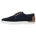Navy - Lifestyle - Hush Puppies Mens Joey Suede Lace Up Trainers