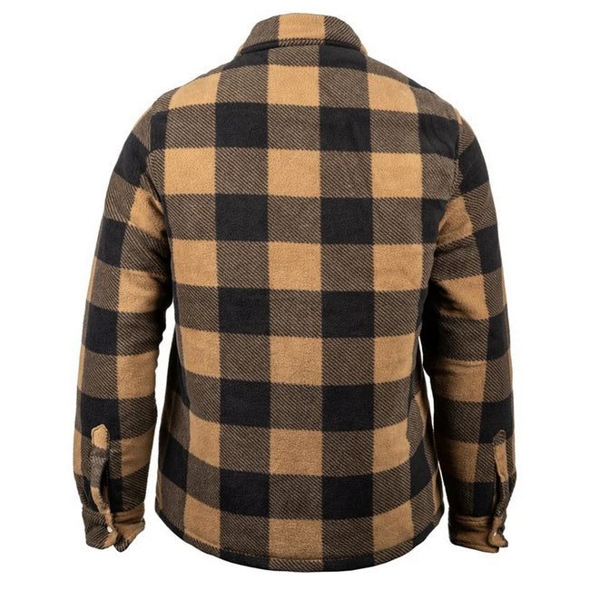Khaki-Black - Back - Dickies Workwear Mens Portland Shirt