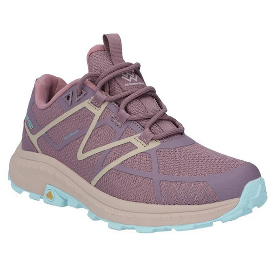 Toadstool-Sepia Rose - Front - Hi-Tec Womens-Ladies Mauna Hiking Shoes