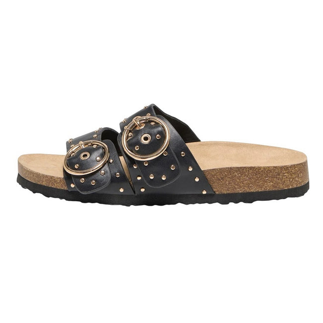 Black - Side - Only Womens-Ladies Onlymaxi-15 Sandals