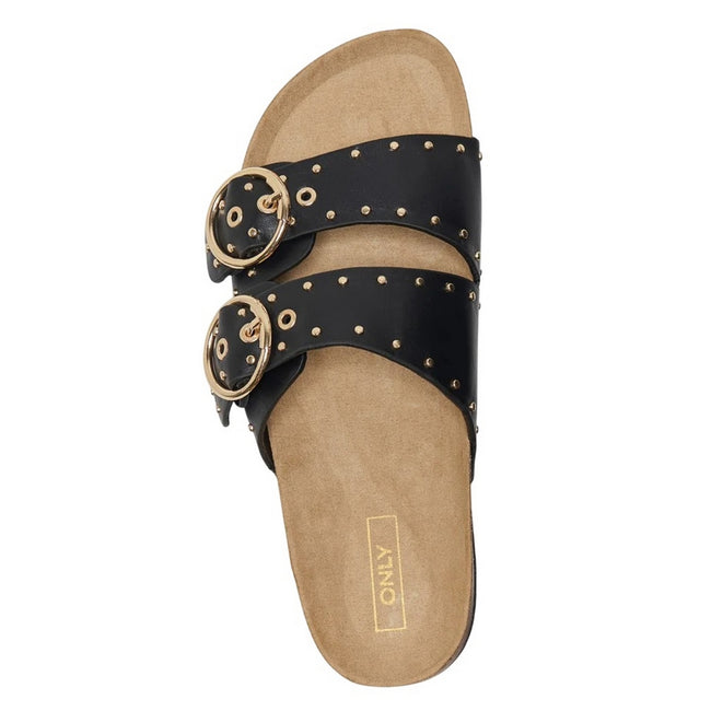 Black - Lifestyle - Only Womens-Ladies Onlymaxi-15 Sandals