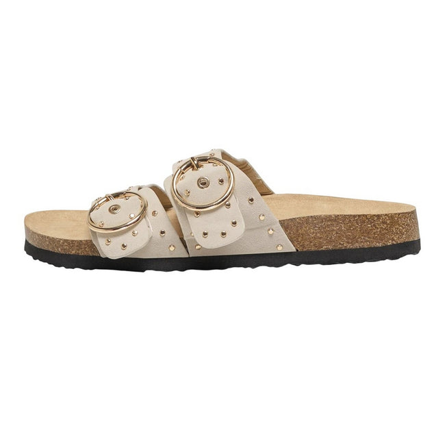 Cream - Side - Only Womens-Ladies Onlymaxi-15 Sandals