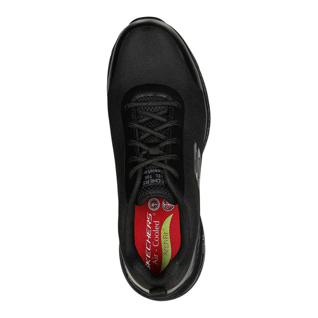 Black - Lifestyle - Skechers Mens Steel Toe Cap Safety Shoes