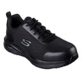 Black - Front - Skechers Mens Steel Toe Cap Safety Shoes