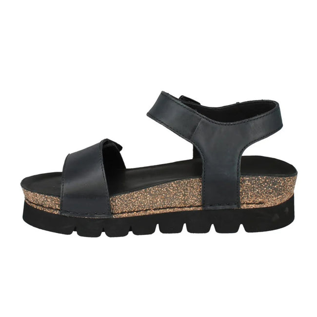 Black - Side - Josef Seibel Womens-Ladies Alice 03 Leather Sandals