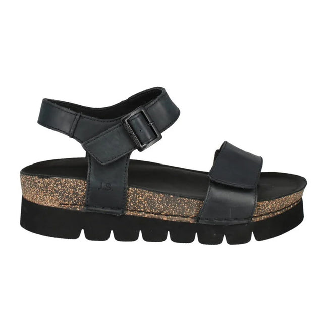 Black - Lifestyle - Josef Seibel Womens-Ladies Alice 03 Leather Sandals