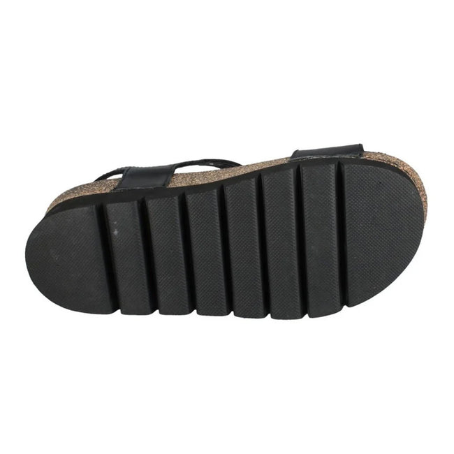 Black - Pack Shot - Josef Seibel Womens-Ladies Alice 03 Leather Sandals