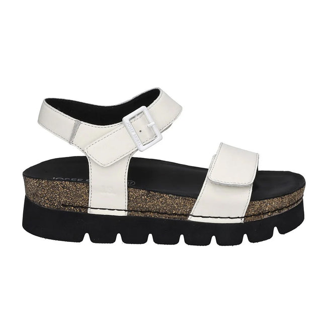 White - Lifestyle - Josef Seibel Womens-Ladies Alice 03 Leather Sandals