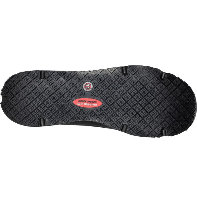 Black - Back - Skechers Womens-Ladies Uno SR Safety Trainers