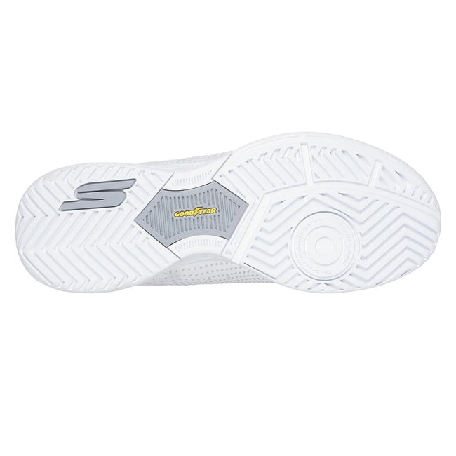 White - Pack Shot - Skechers Mens Viper Court Reload Relaxed Fit Trainers