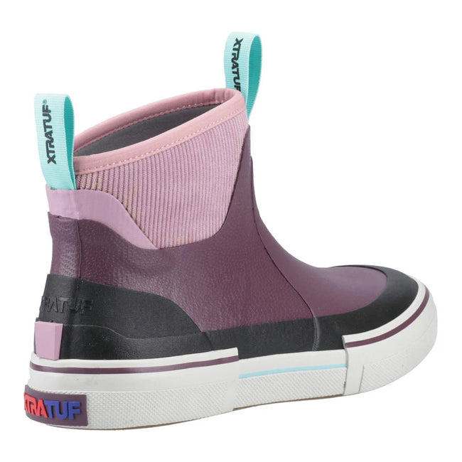 Fig - Back - Xtratuf Womens-Ladies Out of the Ordinary Ankle Deck Boots