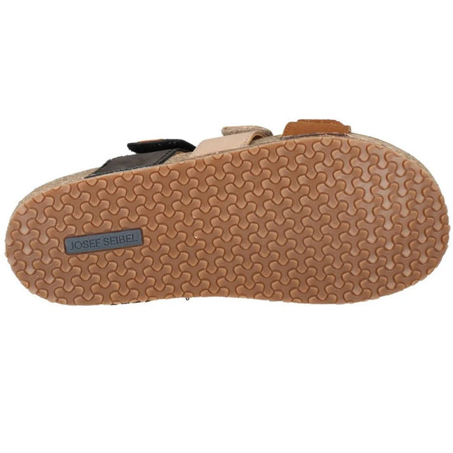 Chestnut - Side - Josef Seibel Womens-Ladies Hannah 03 Leather Mule Sandals