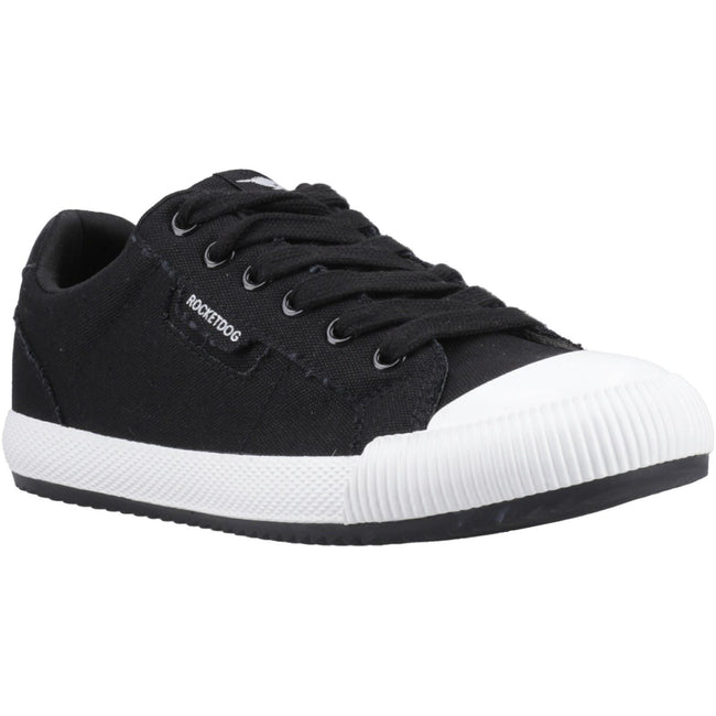 Black - Front - Rocket Dog Womens-Ladies Cherry Trainers