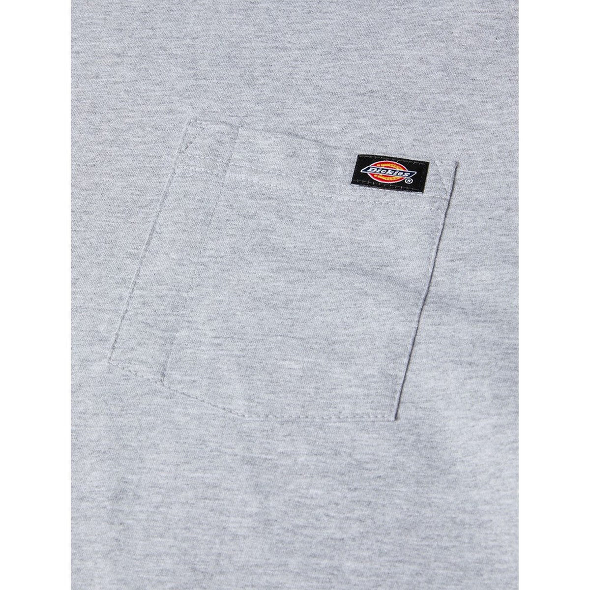 Heather Grey - Lifestyle - Dickies Workwear Mens Pocket Long-Sleeved T-Shirt
