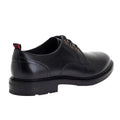 Black - Back - Base London Mens Dime Leather Derby Shoes