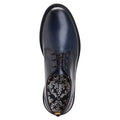 Navy - Lifestyle - Base London Mens Dime Leather Derby Shoes