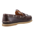Brown - Back - Sperry Mens Gold Cup Authentic Original Leather Boat Shoes