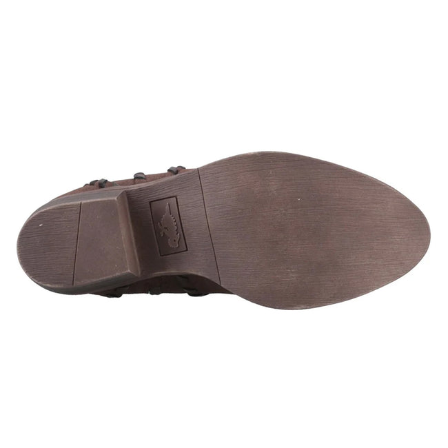 Dark Brown - Pack Shot - Rocket Dog Womens-Ladies Rowdy Cowboy Boots