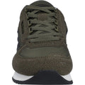 Dark Olive - Pack Shot - Hi-Tec Mens Silver Shadow Suede Trainers