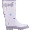 Lilac - Lifestyle - Cotswold Womens-Ladies Wildflower Wellington Boots