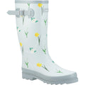 Mint - Front - Cotswold Womens-Ladies Wildflower Wellington Boots