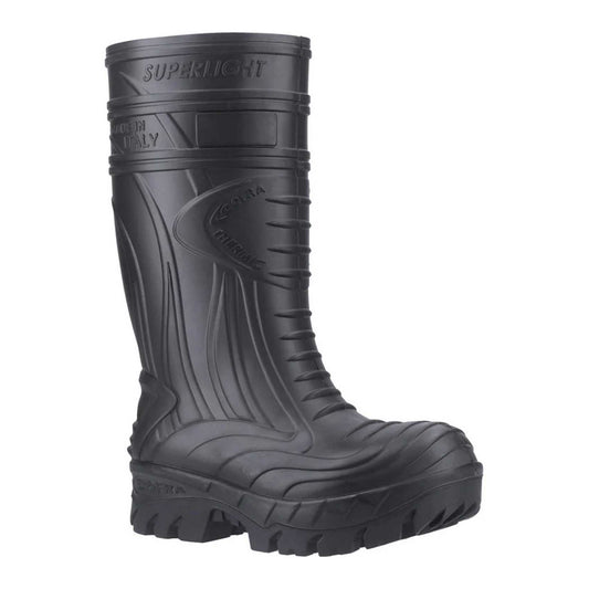 Black - Front - Cofra Mens Thermic Wellington Boots