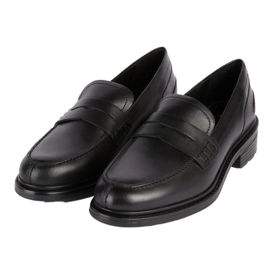 Wine - Front - Geox Womens-Ladies Walk Pleasure Leather Moccasins