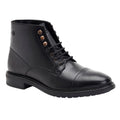 Black - Front - Base London Mens Duke Leather Ankle Boots