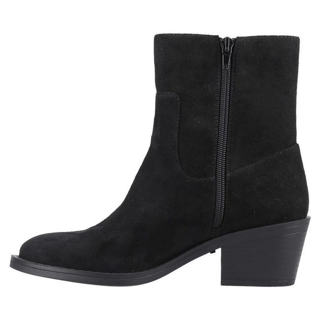 Black - Side - Rocket Dog Womens-Ladies Yankee Tassel Cowboy Boots