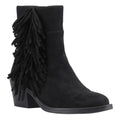 Black - Front - Rocket Dog Womens-Ladies Yankee Tassel Cowboy Boots