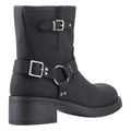 Black - Back - Rocket Dog Womens-Ladies Nino Mid Cut Biker Boots