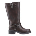 Brown - Lifestyle - Rocket Dog Womens-Ladies Nash Tall Biker Boots