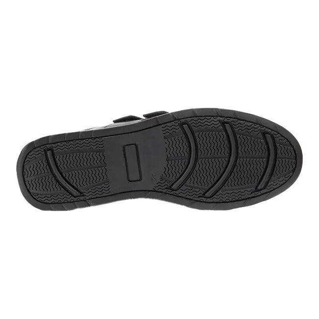 Black - Pack Shot - POD Boys Leather School Shoes