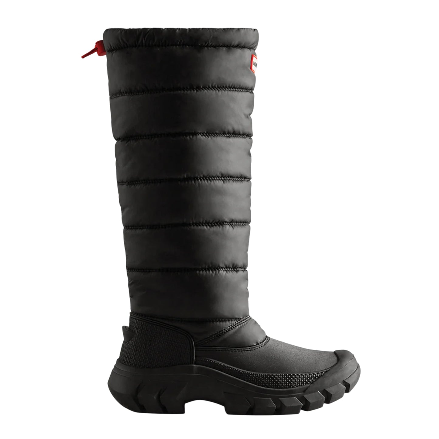 Black - Side - Hunter Womens-Ladies Intrepid Tall Snow Boots