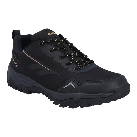 Black-Dune - Front - Hi-Tec Mens Jaguar Waterproof Sport Trainers