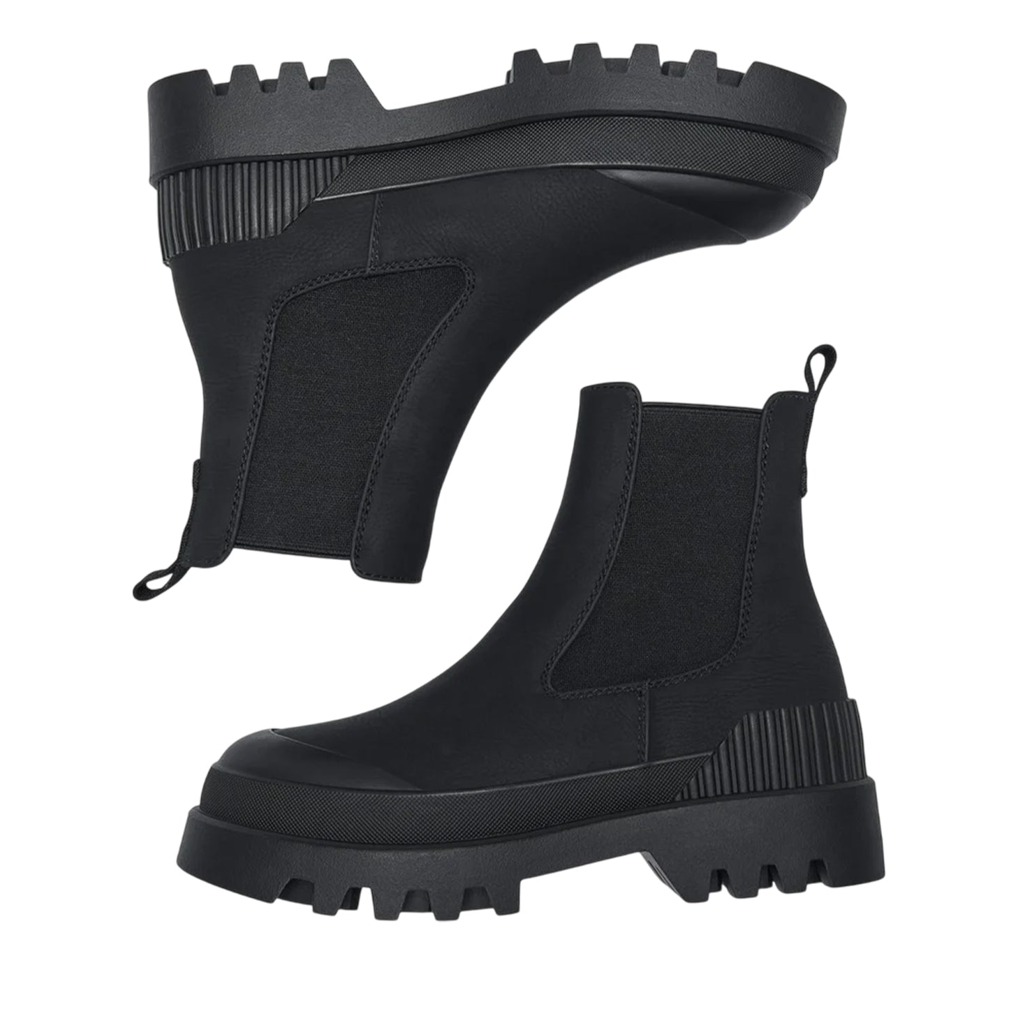 Black - Pack Shot - Only Womens-Ladies BUZZ-5 Ankle Boots