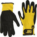 Black - Lifestyle - Caterpillar 17416 Nitrile Coated Nylon Shell Gloves - Mens Gloves - Gloves