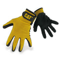Black - Front - Caterpillar 17416 Nitrile Coated Nylon Shell Gloves - Mens Gloves - Gloves