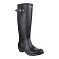 Black - Back - Cotswold Sandringham Buckle-Up Womens Wellington Boots