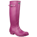 Berry - Front - Cotswold Sandringham Buckle-Up Womens Wellington Boots