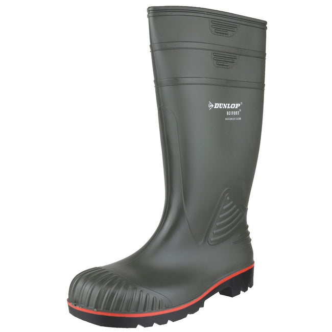 Green - Lifestyle - Dunlop A442631 Actifort Heavy Duty Safety Wellington - Mens Boots - Safety Wellingtons