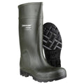 Green - Close up - Dunlop Purofort Professional Safety C462933 Boxed Wellington - Womens Boots