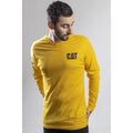 Yellow - Side - Caterpillar C1510034 TRADEMARK T-SHIRT - Mens Tops