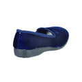 Navy - Back - Mirak Simone Ladies Slipper - Womens Slippers