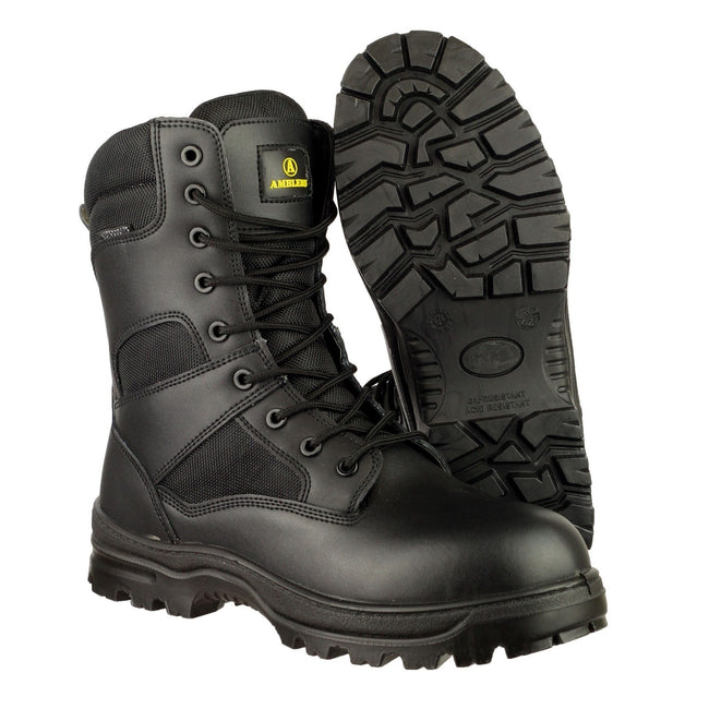 Black - Lifestyle - Amblers Combat Boot - Mens Boots