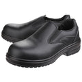 Black - Pack Shot - Amblers Safety FS94C Ladies Safety Slip On - Womens Shoes