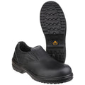 Black - Close up - Amblers Safety FS94C Ladies Safety Slip On - Womens Shoes